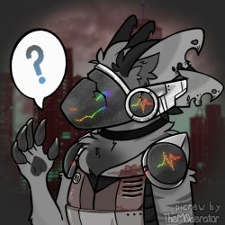 Rusty the Protogen Picrew Meme Template