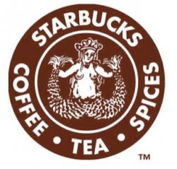 Starbucks 1971 logo Meme Template