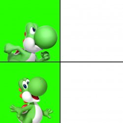 Yoshi Hotline Bling Meme Template