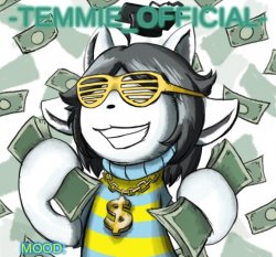 -Temmie_Official- announcement template Meme Template