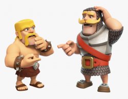 Clash Royale Barbarian and Knight Meme Template