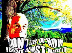 Ron Paul don't give up now you've almost made it deep-fried Meme Template
