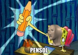 Meme man pencil Meme Template