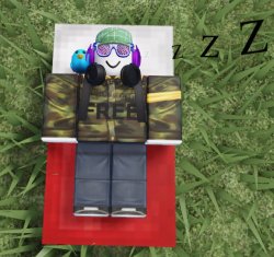 My Roblox avatar in bed (alt) Meme Template