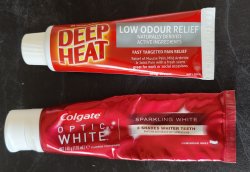 Deep Heat Toothpaste Meme Template