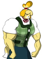 Buff Isabelle Meme Template