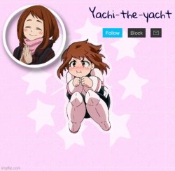 Yachi's Ochako Uraraka temp Meme Template