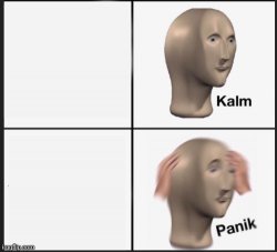 kalm panik Meme Template