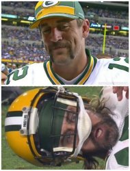 Aaron Rodgers gone wrong Meme Template