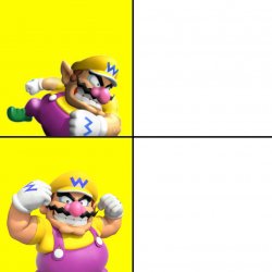 Wario Hotline Bling Meme Template