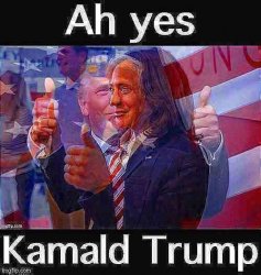 Ah yes Kamald Trump Meme Template