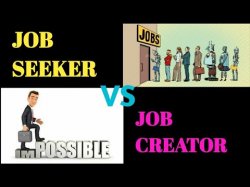 Job seeker vs. job creator Meme Template