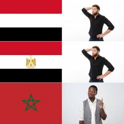 Confused flags Meme Template