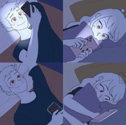 couple on phone Meme Template