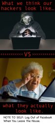 what we think our hackers look like vs versus Meme Template
