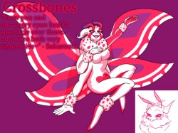 Crossbones horny-ass moth temp Meme Template