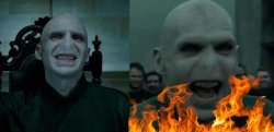 Satanic Voldemort Meme Template