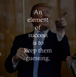 Trump an element of success Meme Template