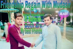 Friendship Regain With Mudasir Meme Template