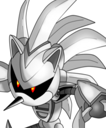 Silver sonic 3.0 head Meme Template