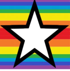 Stars rainbow Meme Template