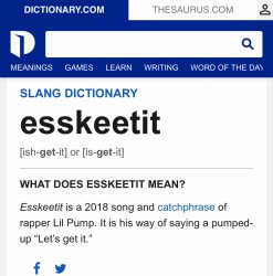 Esskeetit definition Meme Template