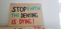 Stop Earth The Denying Is Dying Meme Template