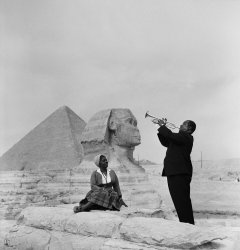 louis armstrong egypt Meme Template