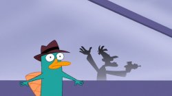Perry And Doofenshmirtz's Shadow Meme Template
