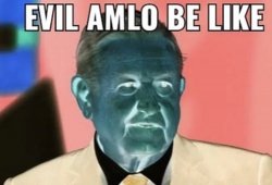 Evil Amlo Meme Template