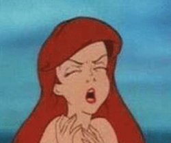 Ariel Choking Meme Template