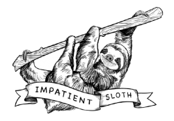 Impatient sloth transparent Meme Template