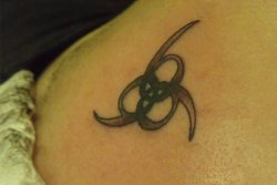 666 tattoo woman female girl punk evil satan Meme Template