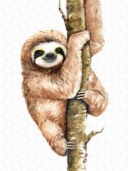 Sloth cartoon Meme Template