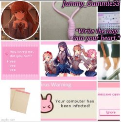 Jummy’s DDLC temp! Thx Sayori Meme Template
