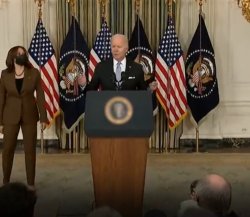 Biden at a podium Meme Template