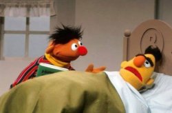 Ernie and Bert Meme Template