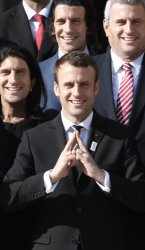 macron jutsu Meme Template