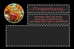 Fingerbang Official Template Meme Template
