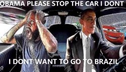 OBAMA STOP THE CAR Meme Template