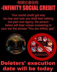 -Infinity Social Credit Meme Template