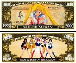 Sailor Moon dollars Meme Template