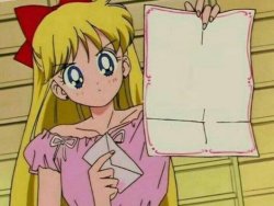 Sailor Moon blank sign Meme Template