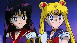 Sailor Moon And Sailor Mars Meme Template