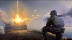 Ww2 soldier blowing up German tank Meme Template