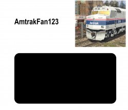 AmtrakFan123 announcement template Meme Template