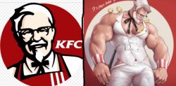 KFC snotty boy glow up Meme Template