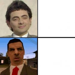 Mr.Bean Meme Template