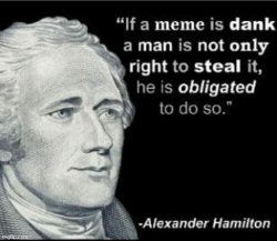 Alexander Hamilton dank Meme Template
