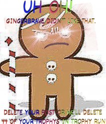 Gingerbrave didn't like that Meme Template